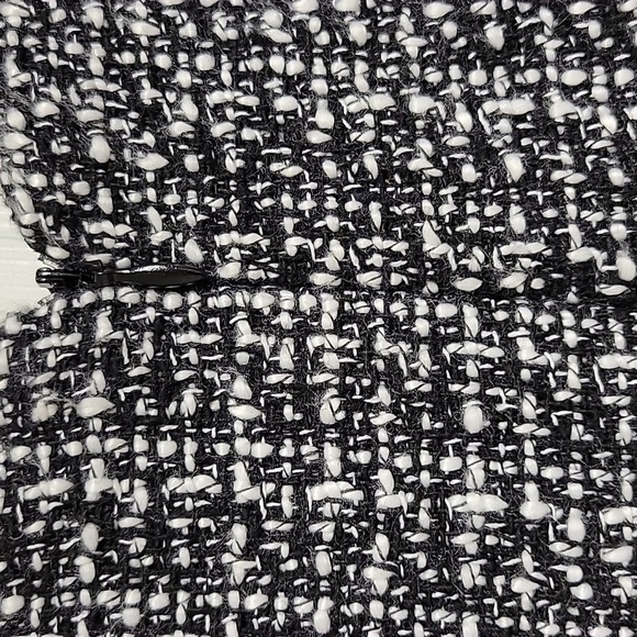 Nanette Lepore women's Black and White Tweed Dress sz 10 black white boucle. New - Picture 6 of 7